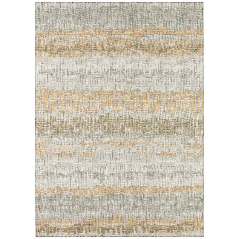 Indoor/Outdoor Rylee Sketches Washable Rug New. - Sage - 10' x 14'