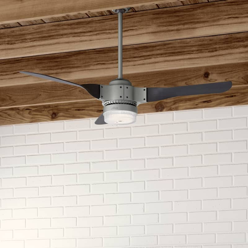Hunter 54" Apache WiFi Ceiling Fan with LED Light Kit and Handheld Remote - Industrial - SMART FAN!