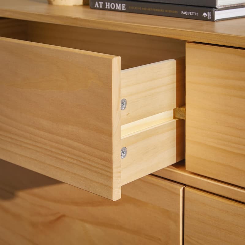 Middlebrook Gammelstaden Mid-Century Solid Wood 6-Drawer Dresser
