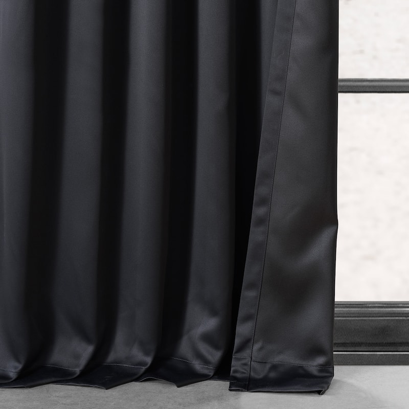 Exclusive Fabrics Performance Woven Blackout Curtain Pair (2 Panels)