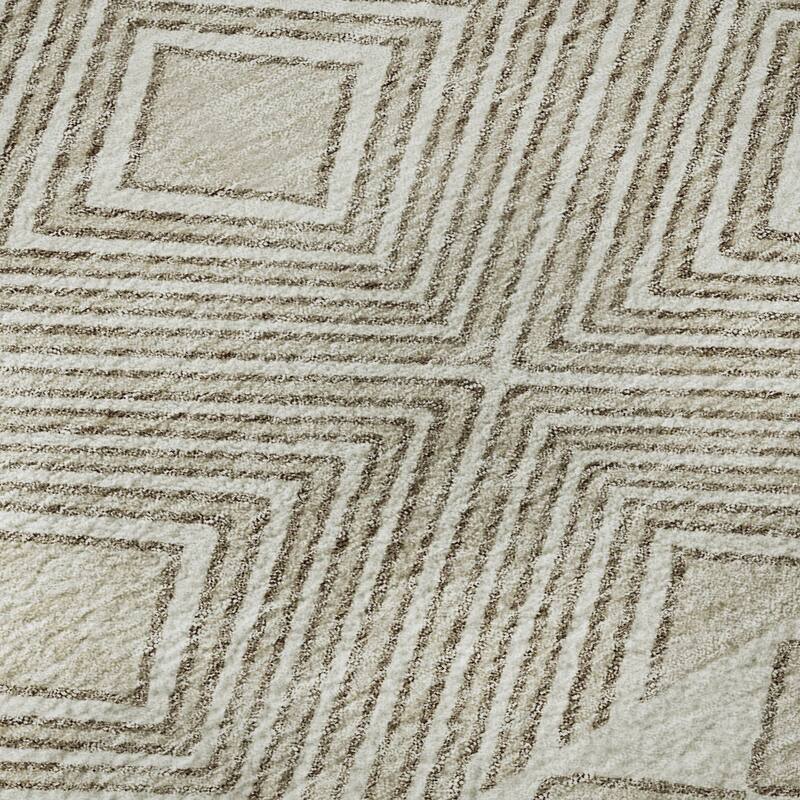 Premium Washable Super Soft Geo Prints Mayfield Rug