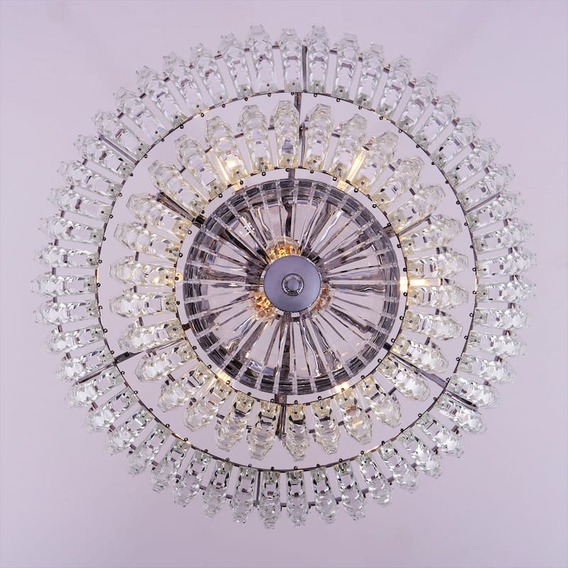 Allegri 040851-FR001 Fontana 9 Light 22" Wide Crystal Pendant