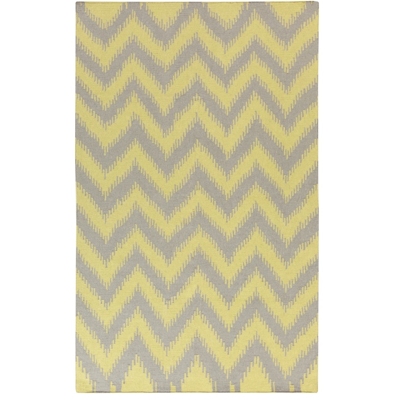 Flatweave Sevran Wool Area Rug - 8' x 11' - Grey
