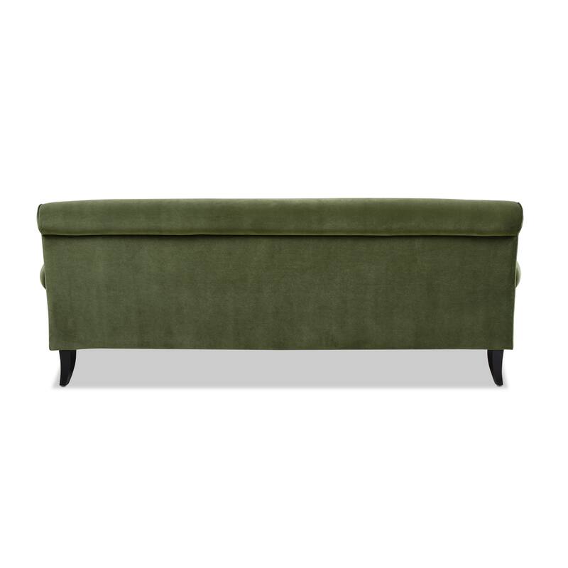 Alana Lawson 88 Inch Living Room Sofa – Three Cushion Couch with Rolled Arms and Tight Back – Minimal Assembly Required