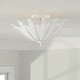preview thumbnail 5 of 3, Eden 3-light Convertible Semi-Flush Mount/ Pendant