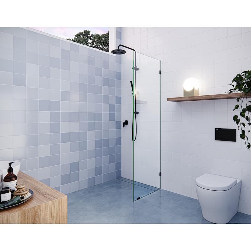 Glass Warehouse GW-SFP-24 Vela 78" High x 24" Wide Shower Screen