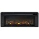 preview thumbnail 2 of 3, 43 Inches Electric Fireplace Insert with Log Set Look, Black