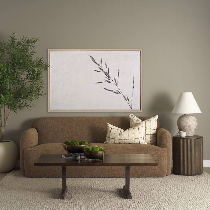 Jaela Beige and Black Striped Checkered Decorative Lumbar Pillow Cover