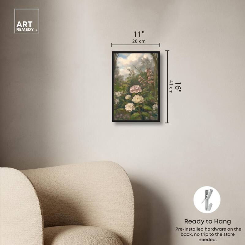 Woodland Bloom Canvas by Art Remedy