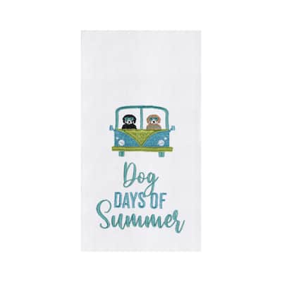 Dog Days Of Summer Kitchen Towel