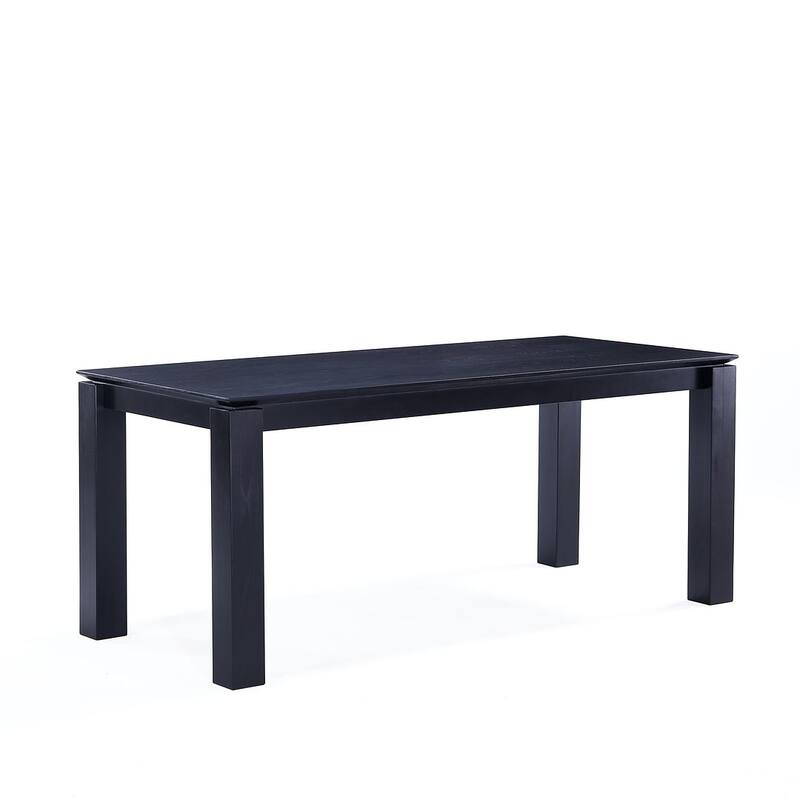 Manhattan Comfort Rockaway Colbert Modern 70.86 Solid Wood Dining Set