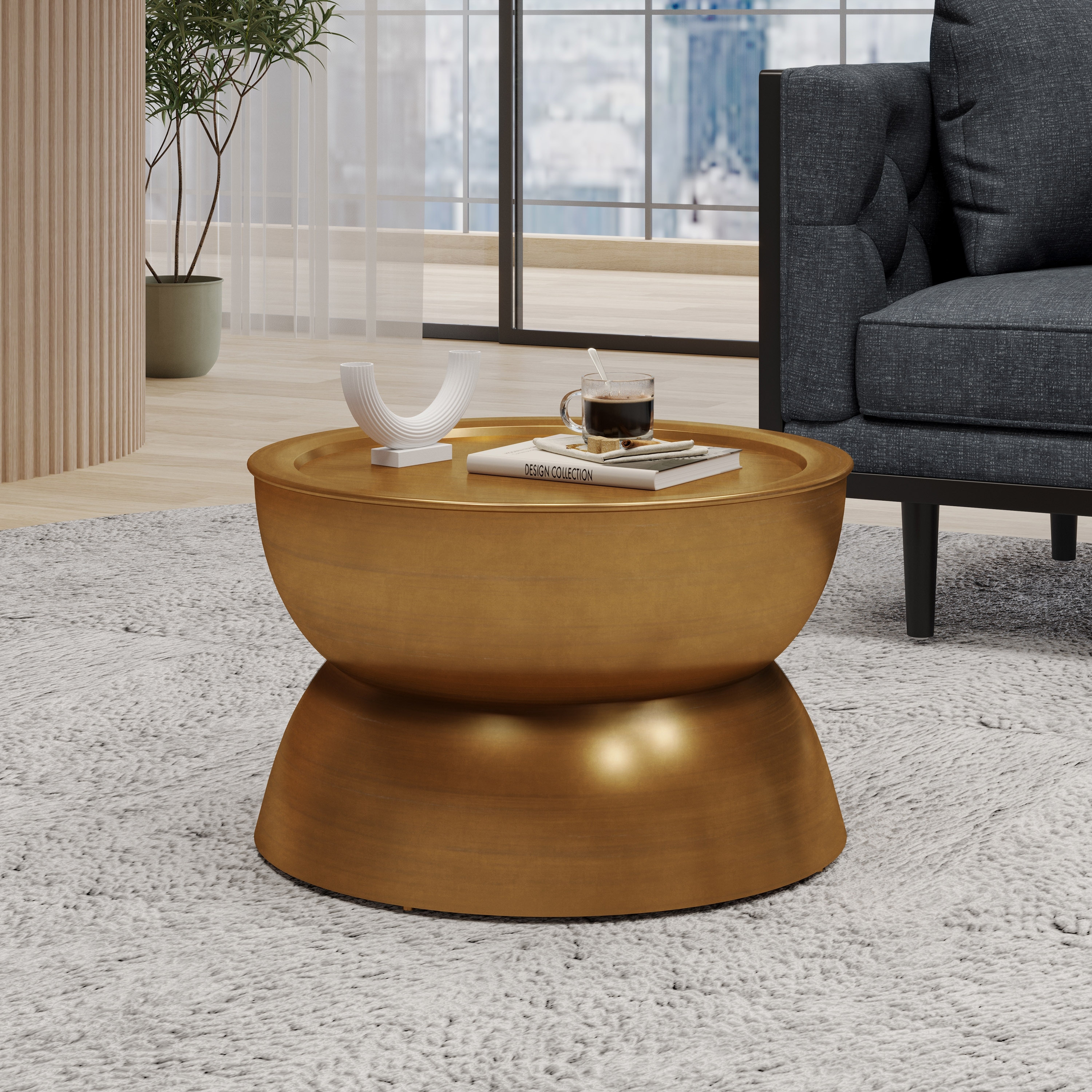 Coffee Table Center Table Gold Living Room Side Table