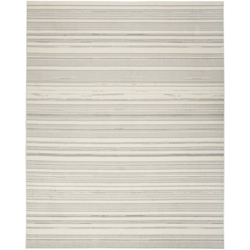 Lipe Power Loomed Distressed Traditional Area Rug By HomeRoots - 87' X '63' X '0.5