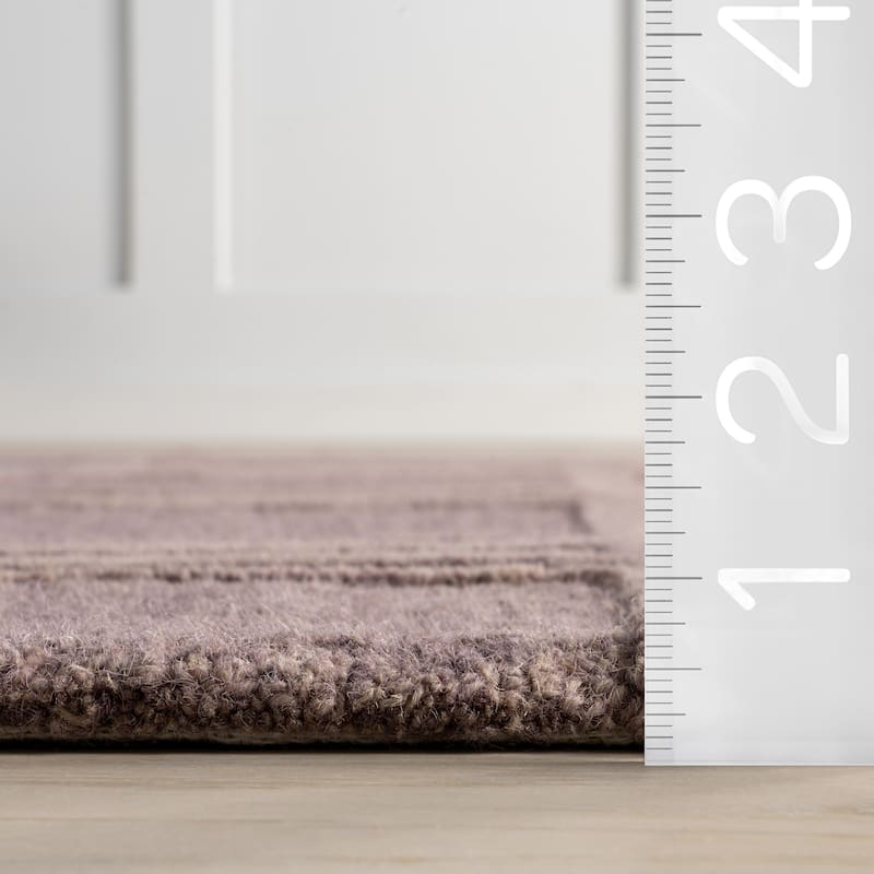 Mallory Plaid Wool Area Rug