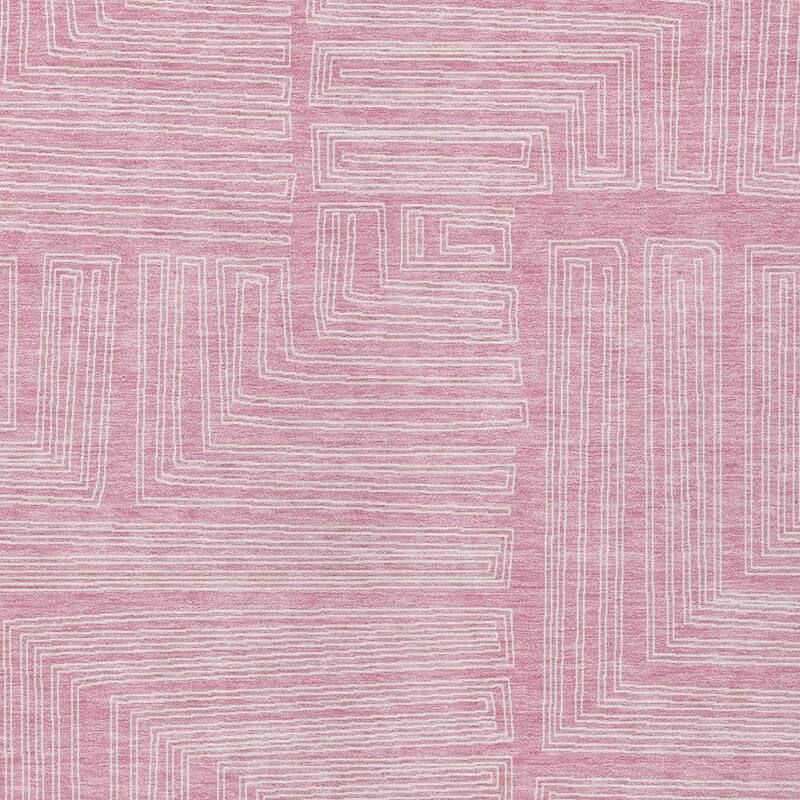 HomeRoots Geometric Transitional Rectangle Outdoor Rug