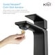 preview thumbnail 28 of 34, Lead-free Solid Brass Single Handle Bathroom Vanity Faucet with Hose