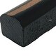 preview thumbnail 4 of 21, 0.5 in x 8 in Matte Metallic Listello Wall Tile Trim