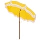 preview thumbnail 4 of 8, MAISON ARTS 7ft Patio Fringe Umbrella Outdor Tassel Beach Umbrella with Push Botton Tilt UPF50+