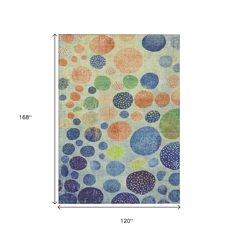 HomeRoots Geometric Transitional Rectangle Outdoor Rug