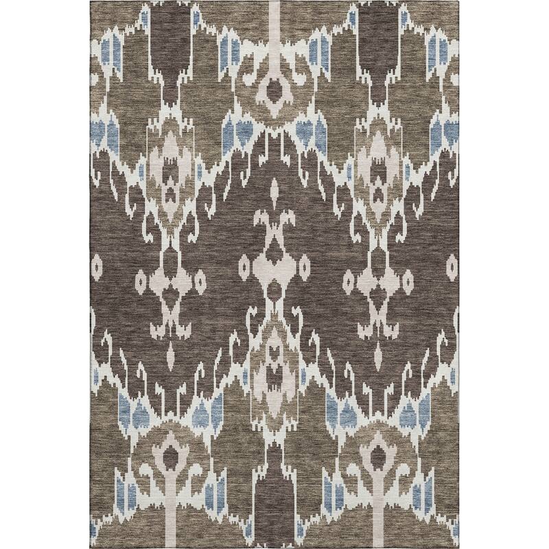 Premium Washable Super Soft Boho Ikat Mayfield Rug