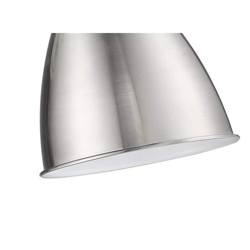 1 Lt Single Adjustable Armed Wall Sconce Nickel