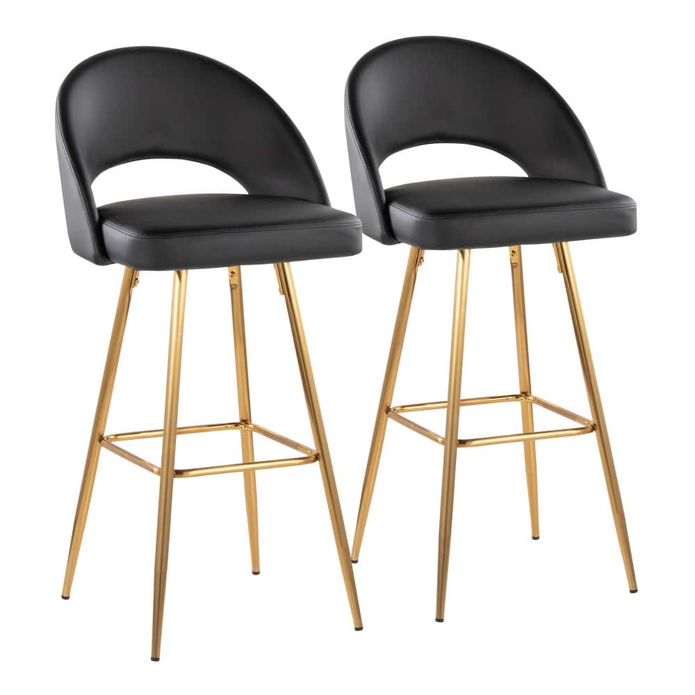 Renee Upholstered 30" Fixed-height Barstool - Set Of 2