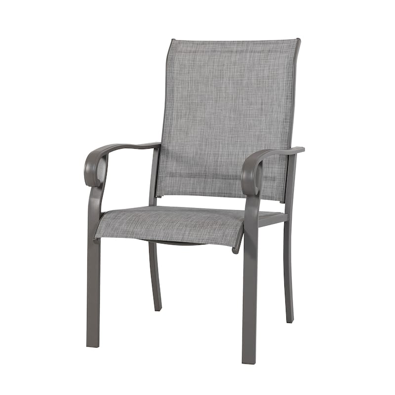 Outdoor 2-Piece Patio Textilene Fabric Chairs - 22.44*28.35*38.78 inch