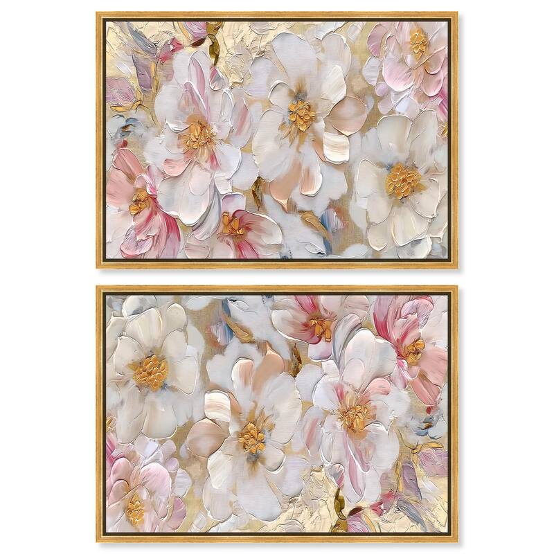 Pink Porcelain Purse and Perfume Canvas by Art Remedy - 12" x 12" - White