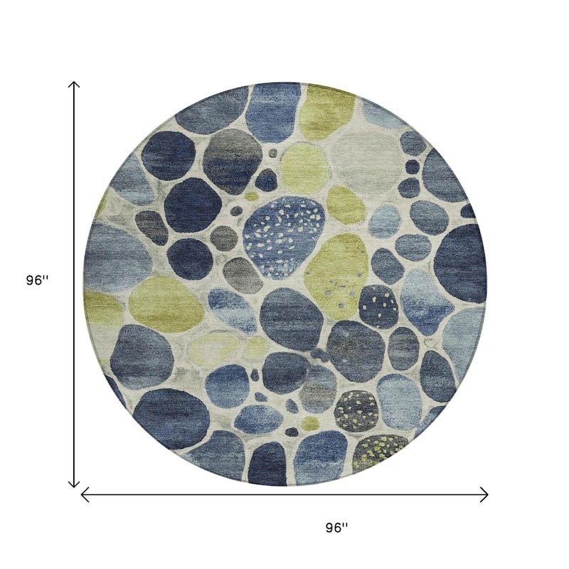 HomeRoots Geometric Transitional Rectangle Outdoor Rug