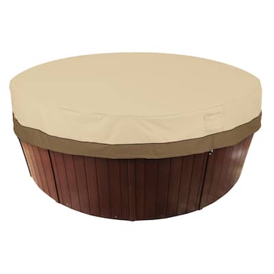 Classic Accessories Veranda Water-Resistant 84 Inch Round Hot Tub Cover