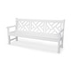 preview thumbnail 11 of 10, POLYWOOD Rockford 72" Chippendale Bench White