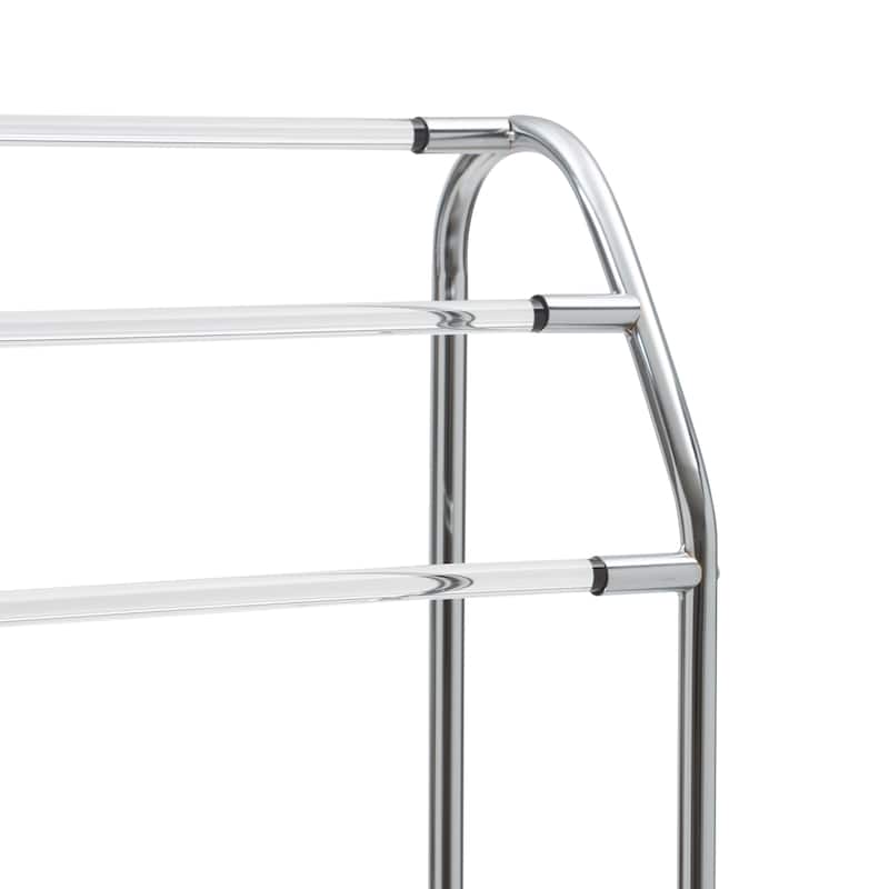 Organize It All Freestanding Acrylic Towel Rack - 22.75x9.87x34.12