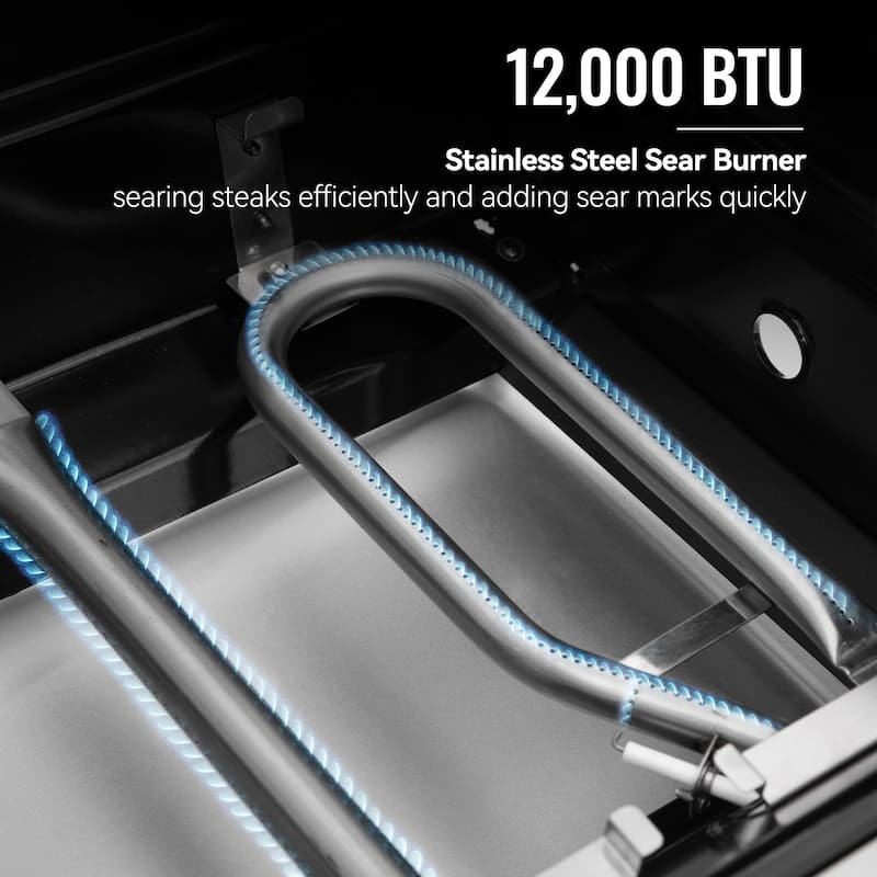 Royal Gourmet SG6002R 6-Burner Gas Grill with Sear&Side Burner