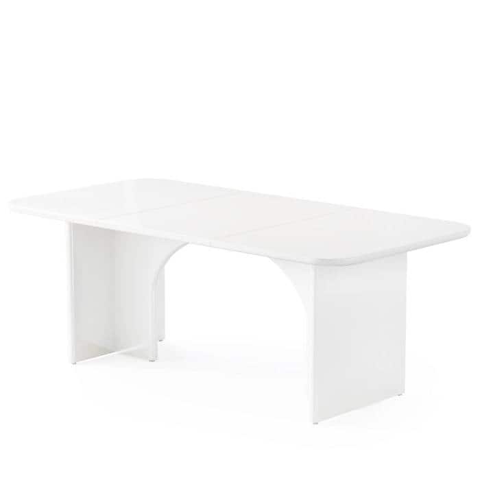 Modern Executive Desk with Arch Design for Home Office Computer or Gaming