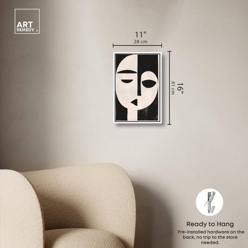 The Mask I Canvas by Art Remedy