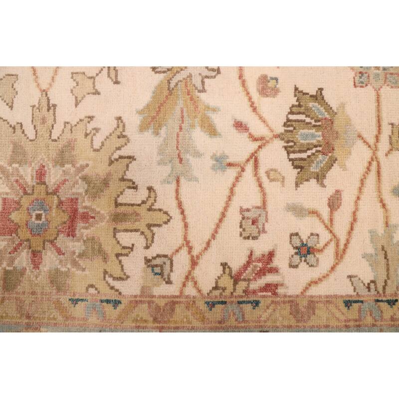 ECARPETGALLERY Hand-knotted Jules Serapi Ivory Wool Rug - 5'11 x 9'2
