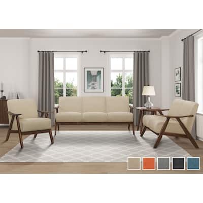 Levine 3-Piece Retro Living Room Sofa Set