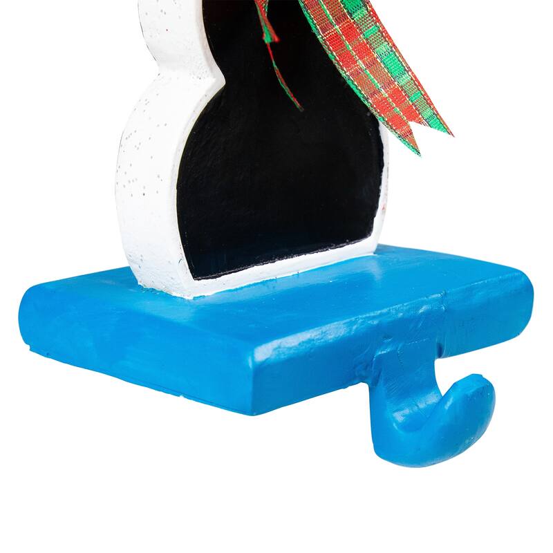 3 Reindeer, Tree, Snowman Chalkboard Christmas Stocking Holders 7"