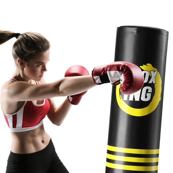 Fietstaxi Eindeloos ledematen Zenova Freestanding Punching Bag with Stand Heavy Boxing Bag with 12  Suction Cup Base - - 35206147