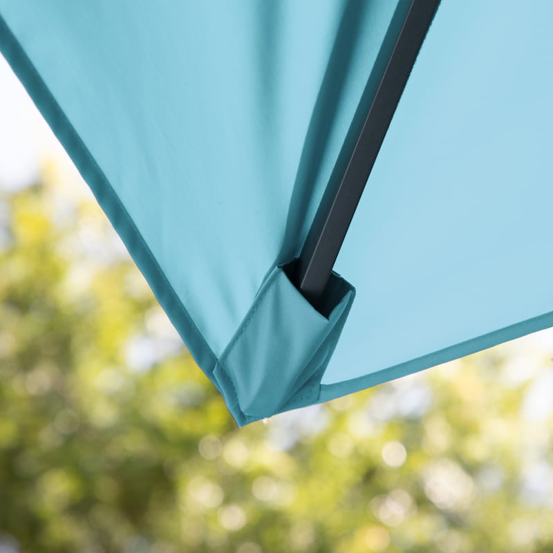 Furniture of America Aires 8-foot Steel Square Cantilever Offset Tilt Roma Umbrella