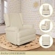 preview thumbnail 6 of 8, Dream On Me Windsor Glider and Matching Ottoman