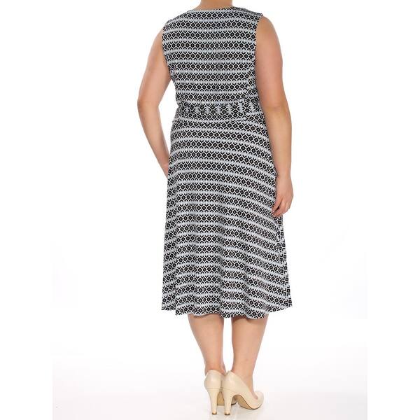 Shop Charter Club Blue Sleeveless Below The Knee Dress Xl On