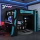 preview thumbnail 19 of 45, Full Size Wood Loft Bed with Built-in Gaming Desk, Multi-Tier Storage Shelves, and RGB Lighting Strip