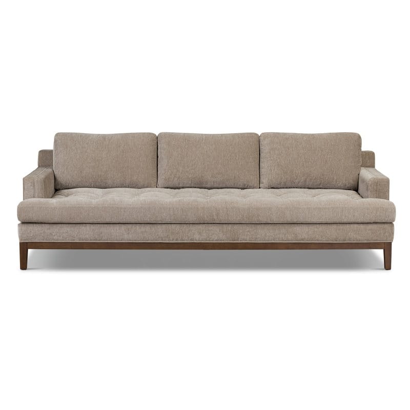 Poly & Bark Vernon 99" Sofa in Taupe Brown