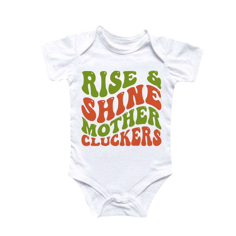Duck Farm Animal - Baby Boy Girl Clothes Infant Bodysuit Funny Cute Newborn 1 - White - Newborn