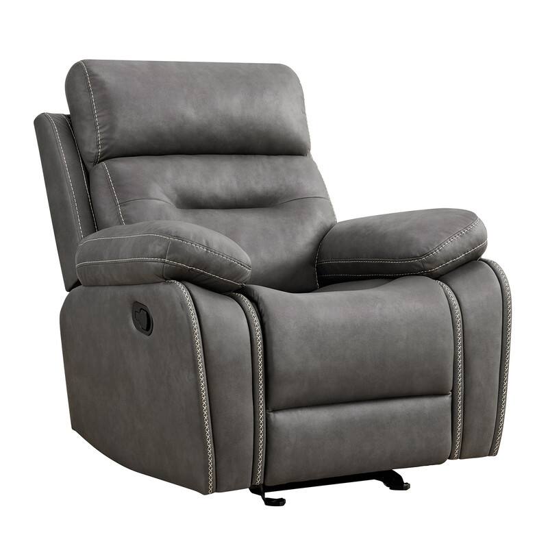 Spruce & Spring Lauren Manual Recliner Glider Rocker Chair for Living Room