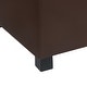 preview thumbnail 25 of 49, Adeco Faux Leather Storage Ottoman for Living Room