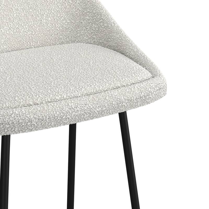 Marco Boucle Bar Height Stools Black Legs (Set of 2)