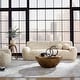 preview thumbnail 3 of 6, Uttermost Abide Rounded Sheepskin Sofa - 96"W x 31"H x 42"D 