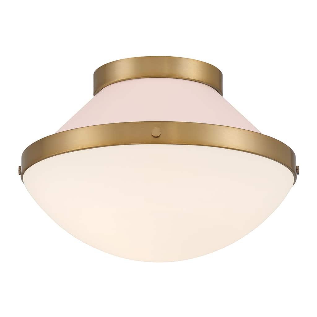 Crystorama Lighting Group XAN-8001 Xander 12" Wide Flush Mount Bowl